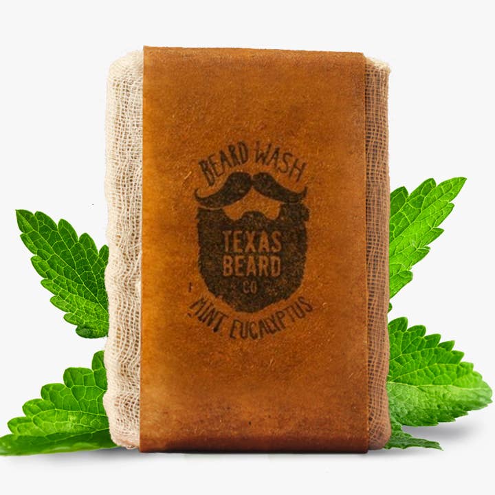Nettoyant pour barbe bio à l'eucalyptus pour la vente par Texas Beard Company