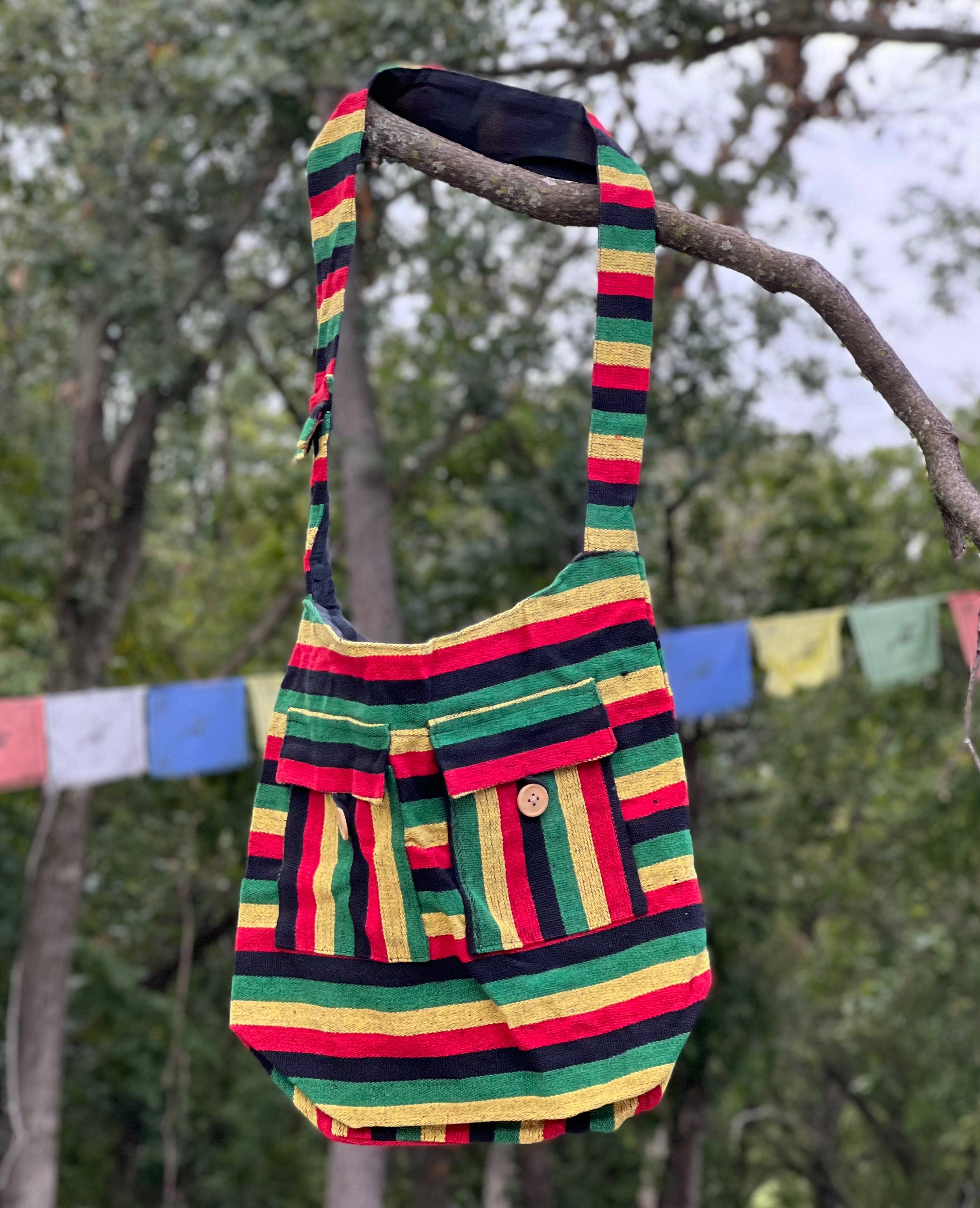 Lungta Imports - Wholesale Crossbody Bag - Women's - Handloom Hobo Bohemian Sling Crossbody Bag19