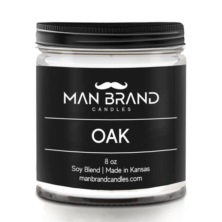 Man Brand Candles Oak for wholesale by Man Brand Candles