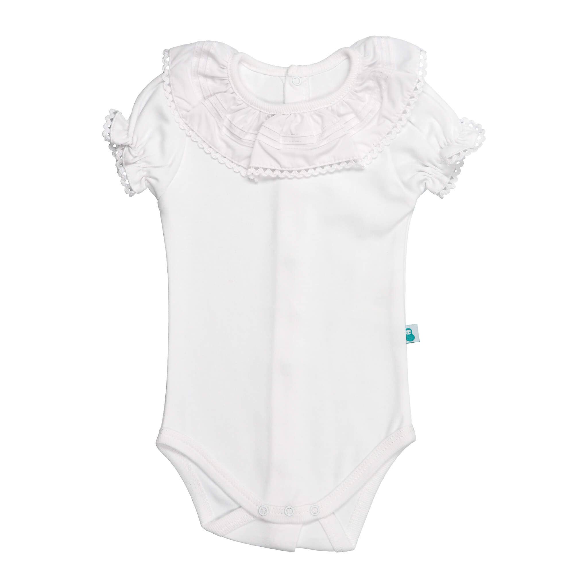 Bean Baby Clothes - Wholesale Bodysuit (Non-Footed) - Baby - Cotton Baby Bodysuit Onesie with Greek Lace Collar21