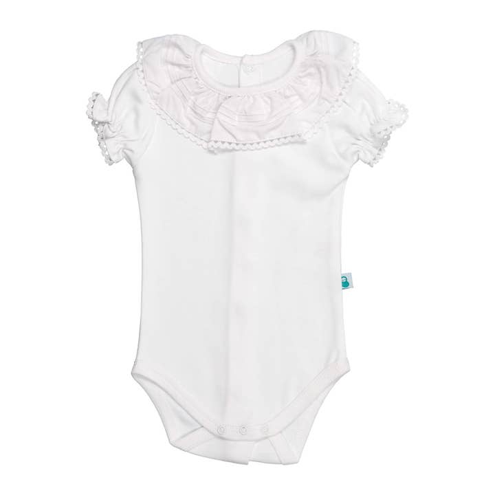 Bean Baby Clothes - Wholesale Bodysuit (Non-Footed) - Baby - Cotton Baby Bodysuit Onesie with Greek Lace Collar21