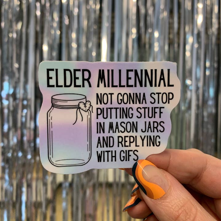 GetBullish – Engroshandel Klistermærke – Ældste Millennial Sticker1