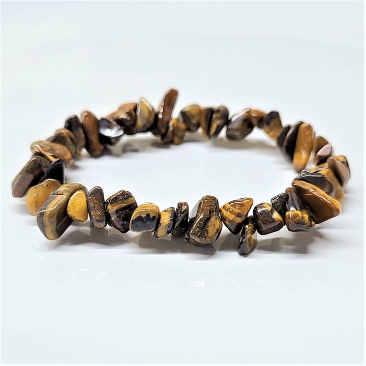 Tiger Eye Chip Bracelet for wholesale by The Healing Sanctuary