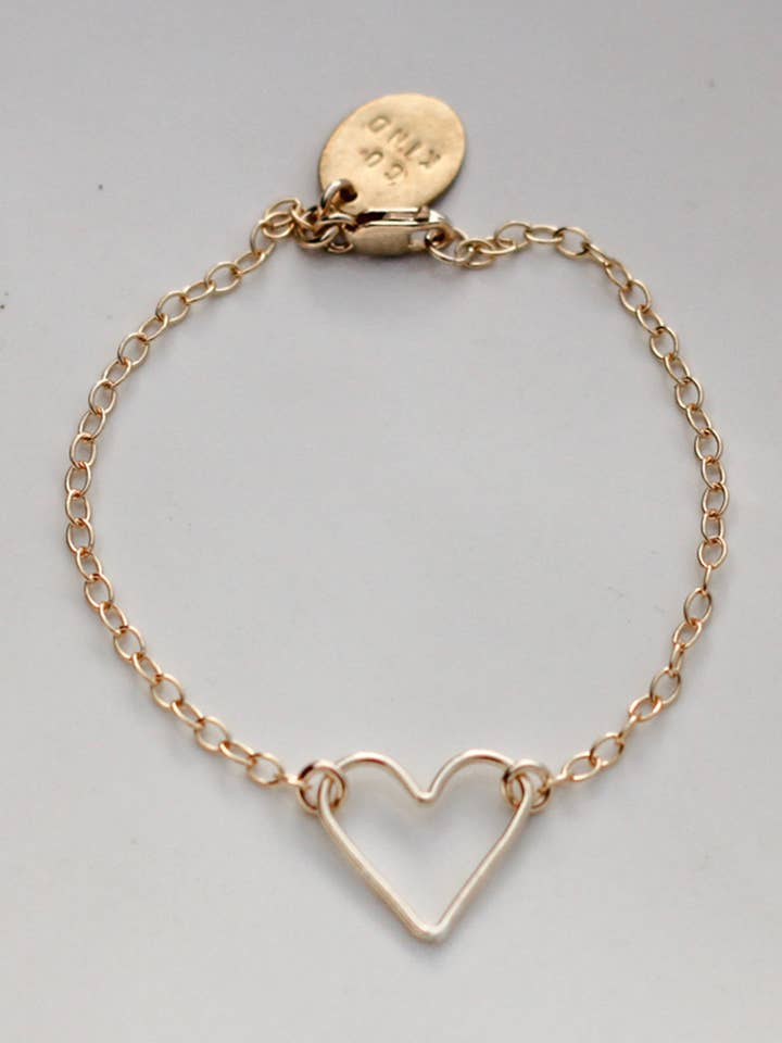 Open Heart Bracelet for wholesale by Co. Kind Jewelry