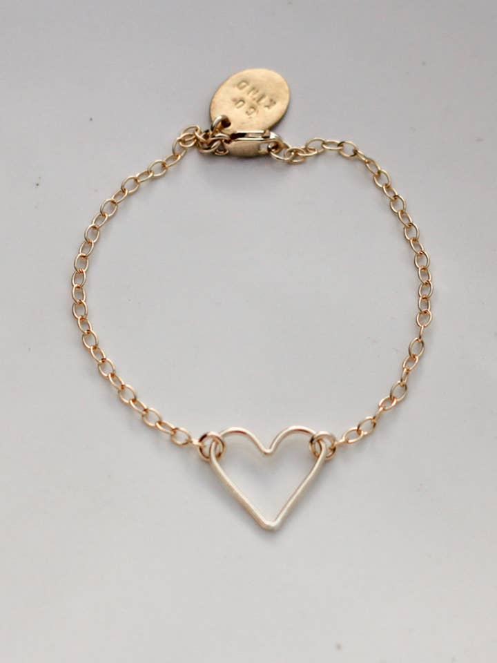 Open Heart Bracelet for wholesale by Co. Kind Jewelry