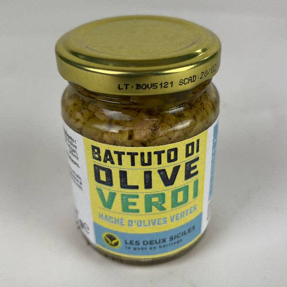 Les Deux Siciles – wholesale Het kola – Grön olivkräm 90 gr0