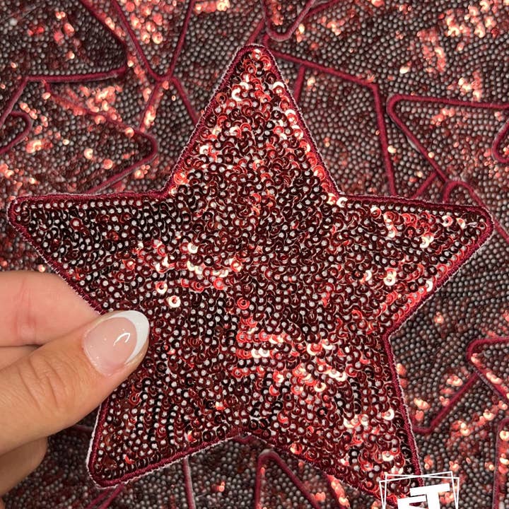 6j Threads LLC - Wholesale Patch - Sequin Stars….Patches only5