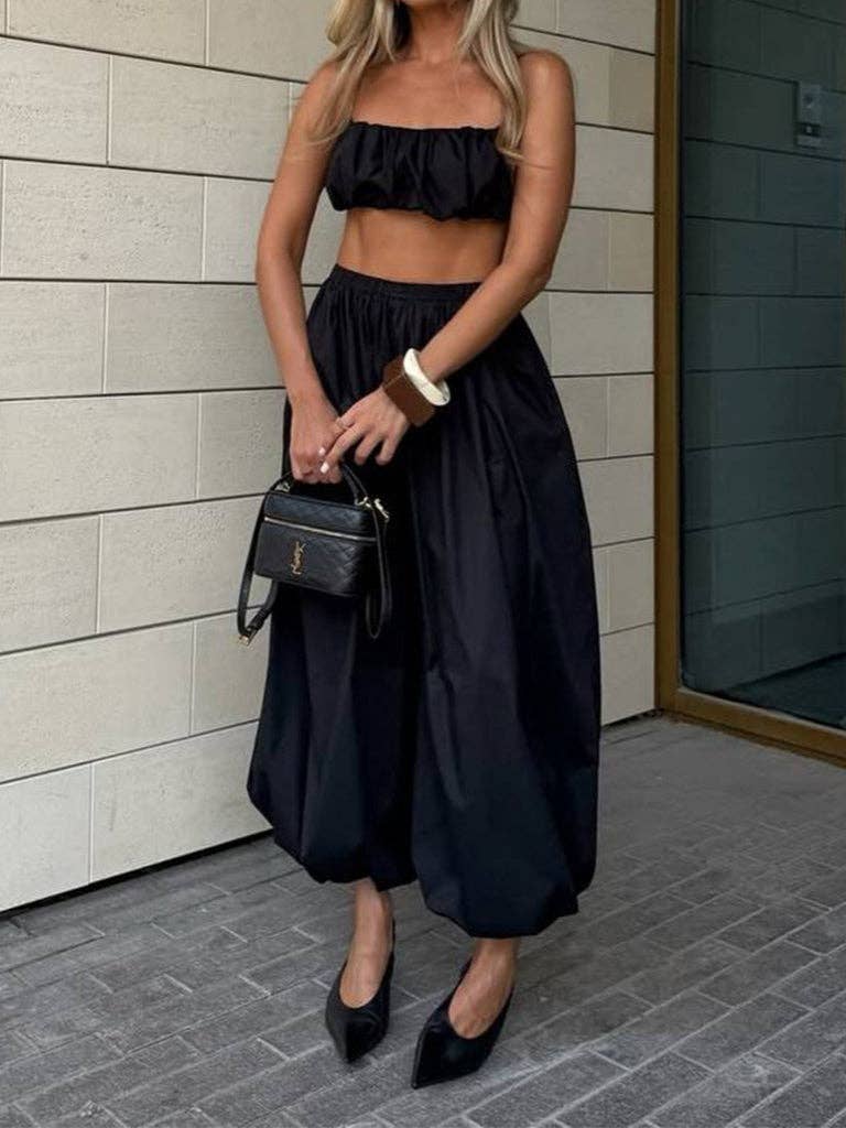 alberalkirk - Wholesale Pants - Women's - Drawstring Bloomer Pants Lightweight Options N5Z8526