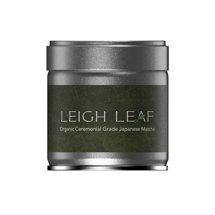 Premium Organic Ceremonial Grade Matcha - 30g Tin for wholesale by Leigh Leaf