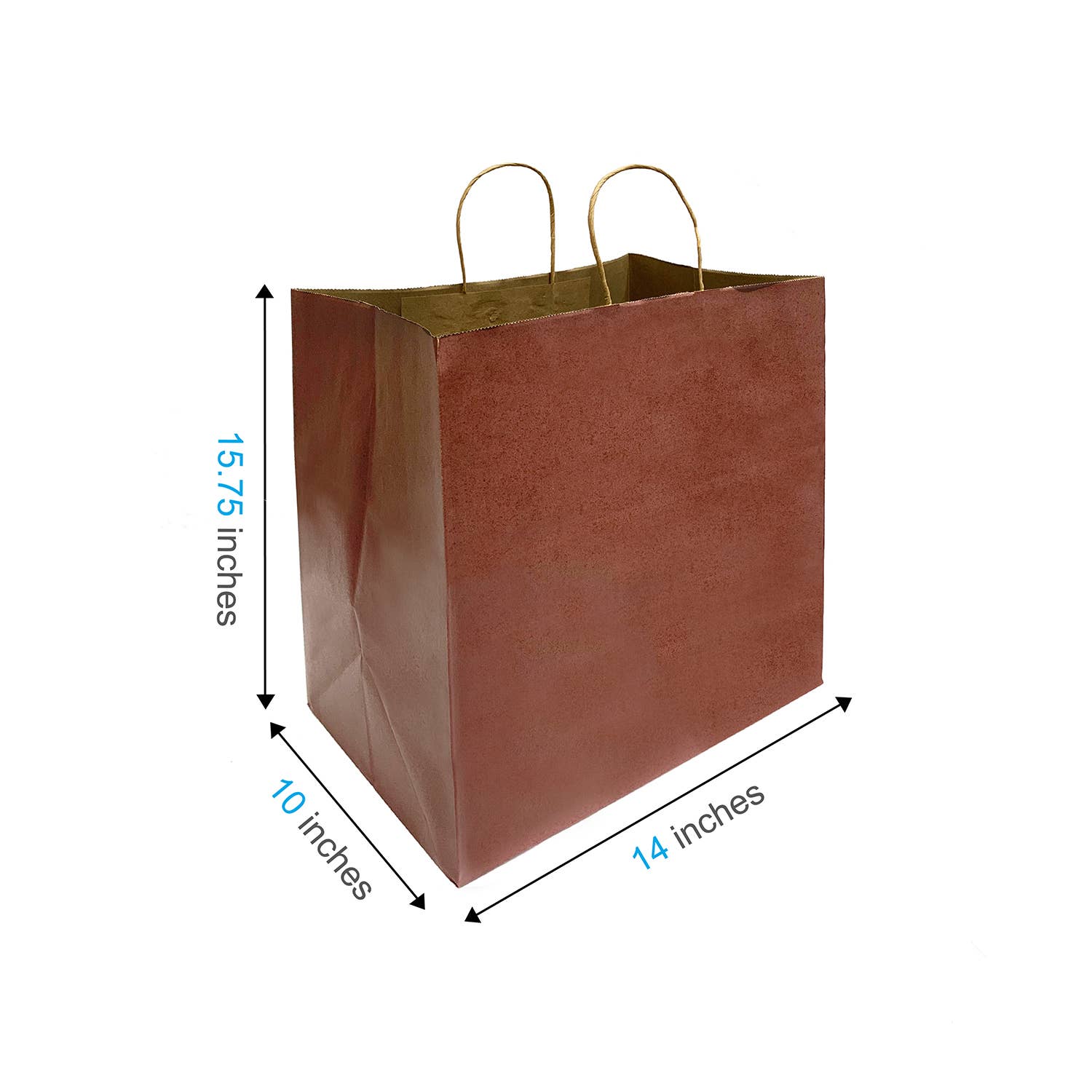 Kis Paper - Wholesale Gift Bag - Super Royal 14x10x15.75 inches Color Paper Bag Twist Handle7