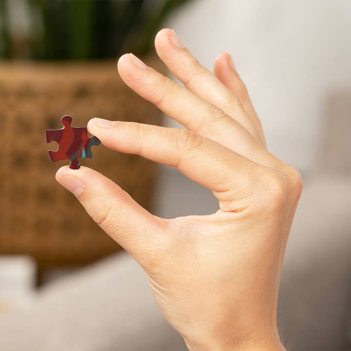 Lantern Press - Wholesale Puzzle - Adult - 1000 PIECE PUZZLE Rusted Buffalo, Bison, Vivid5