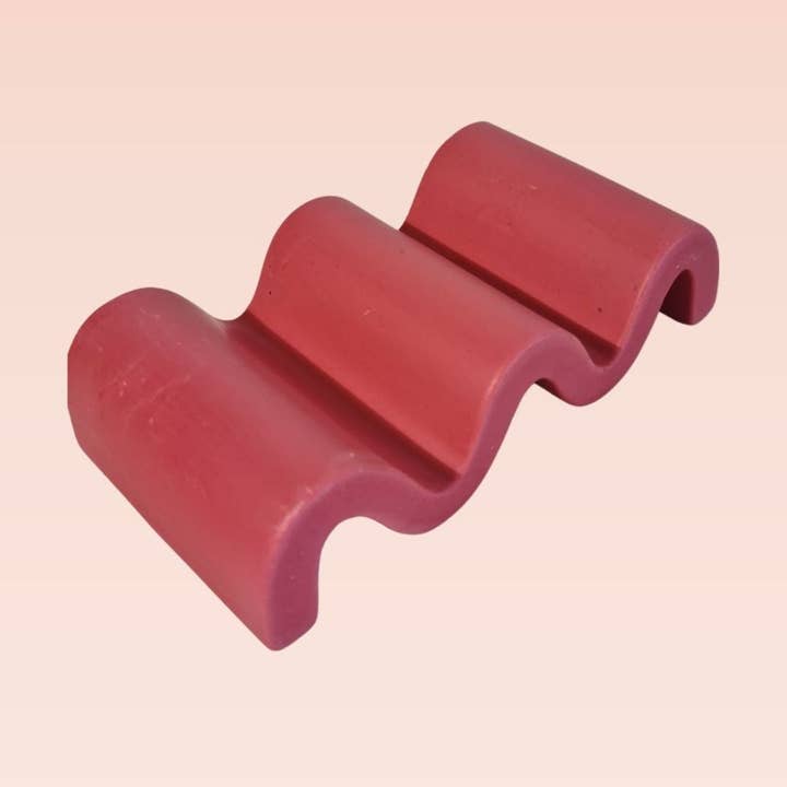 Dark Red Wiggle Dish for wholesale by Everyday Co.