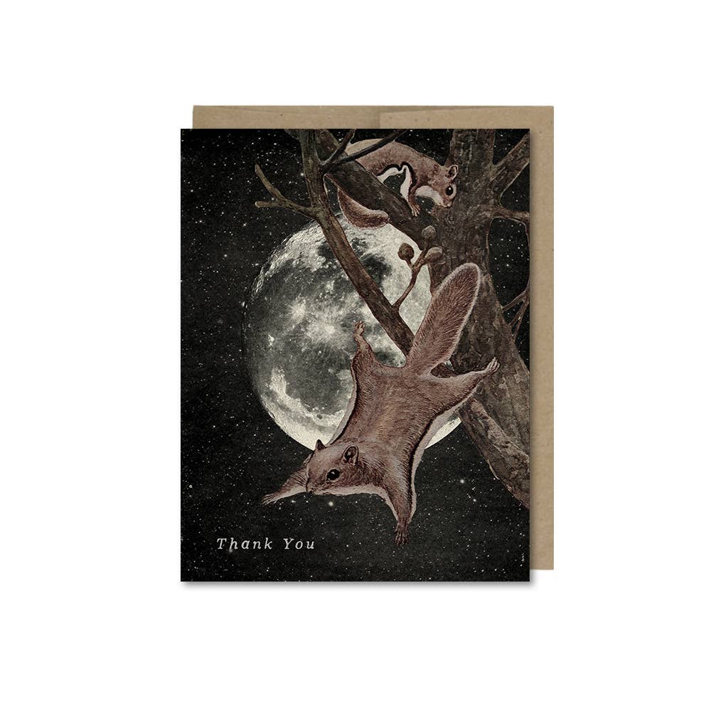 The Galek Sea - Wholesale Thank You Card - Thank You Squirrel Away Card