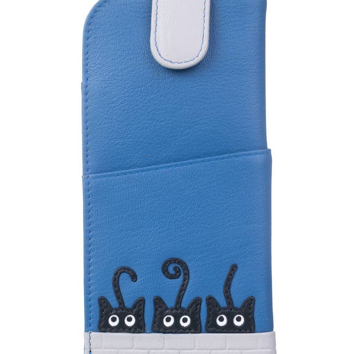 Mala Leather – wholesale Eyewear cases & holders – Women's – Peek A Boo Cats Glasses Case1