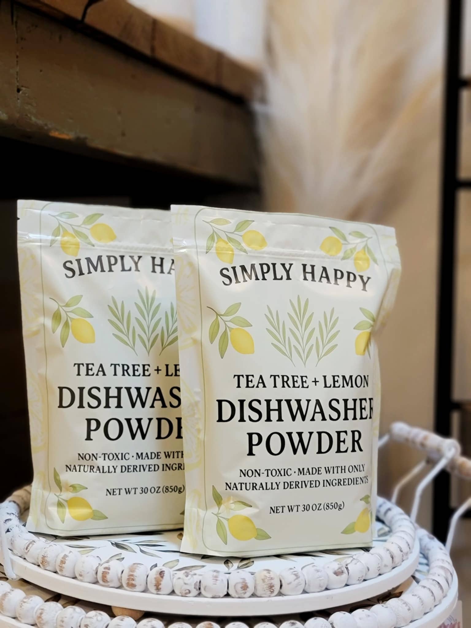 Simply Happy - Wholesale Dishwasher Soap - Tea Tree + Lemon Dishwasher Powder | Naturally Derived2