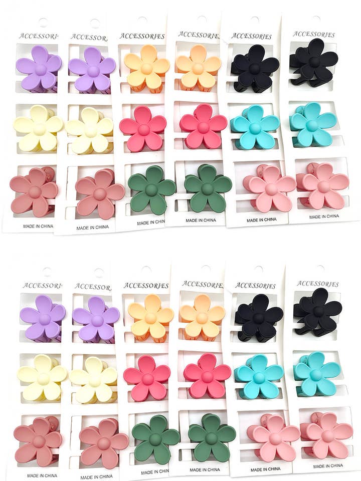 Blomdesignade hårklämmor för wholesale av Lucylou Collection