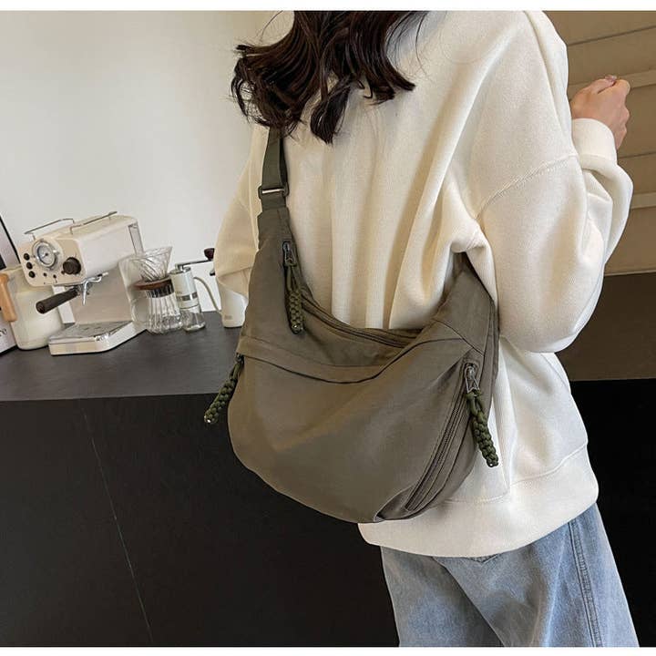 Suhkasana - Wholesale Crossbody Bag - Women's - Crossbody Dumpling Bag Moon Shoulder Sling Casual23