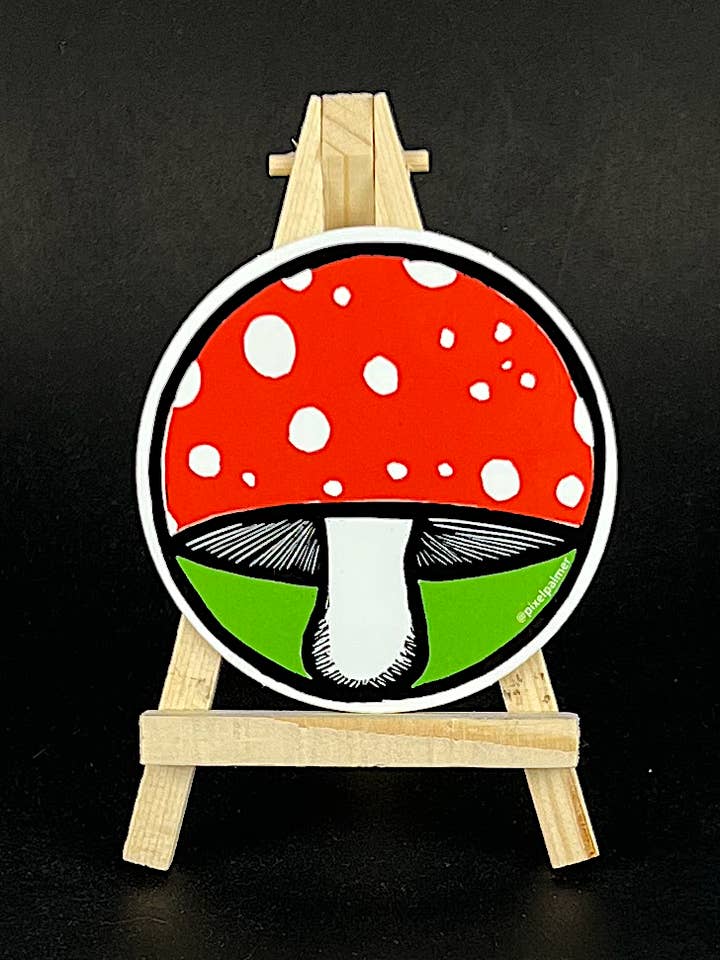 Pilz-Aufkleber für den Großhandel von Pixel Palmer