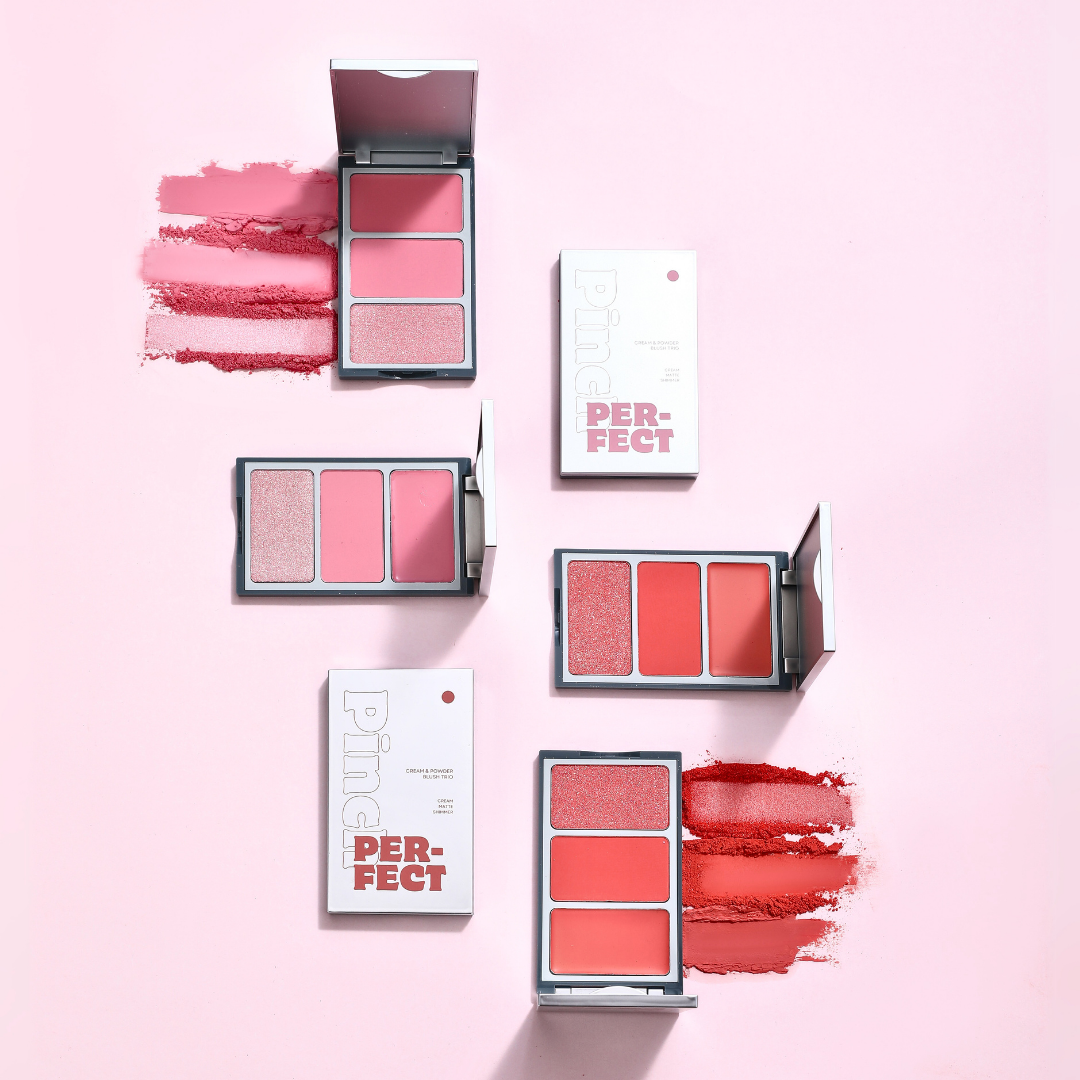 OZ Lab Beauty - Venta al por mayor Coloretes - Pinch Perfect - Trío de Colorete en Crema y Polvo - Versión A2