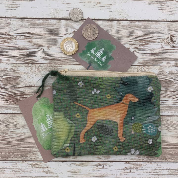 Portamonete Vizsla per la vendita all'ingrosso da parte di Samantha Hall Designs