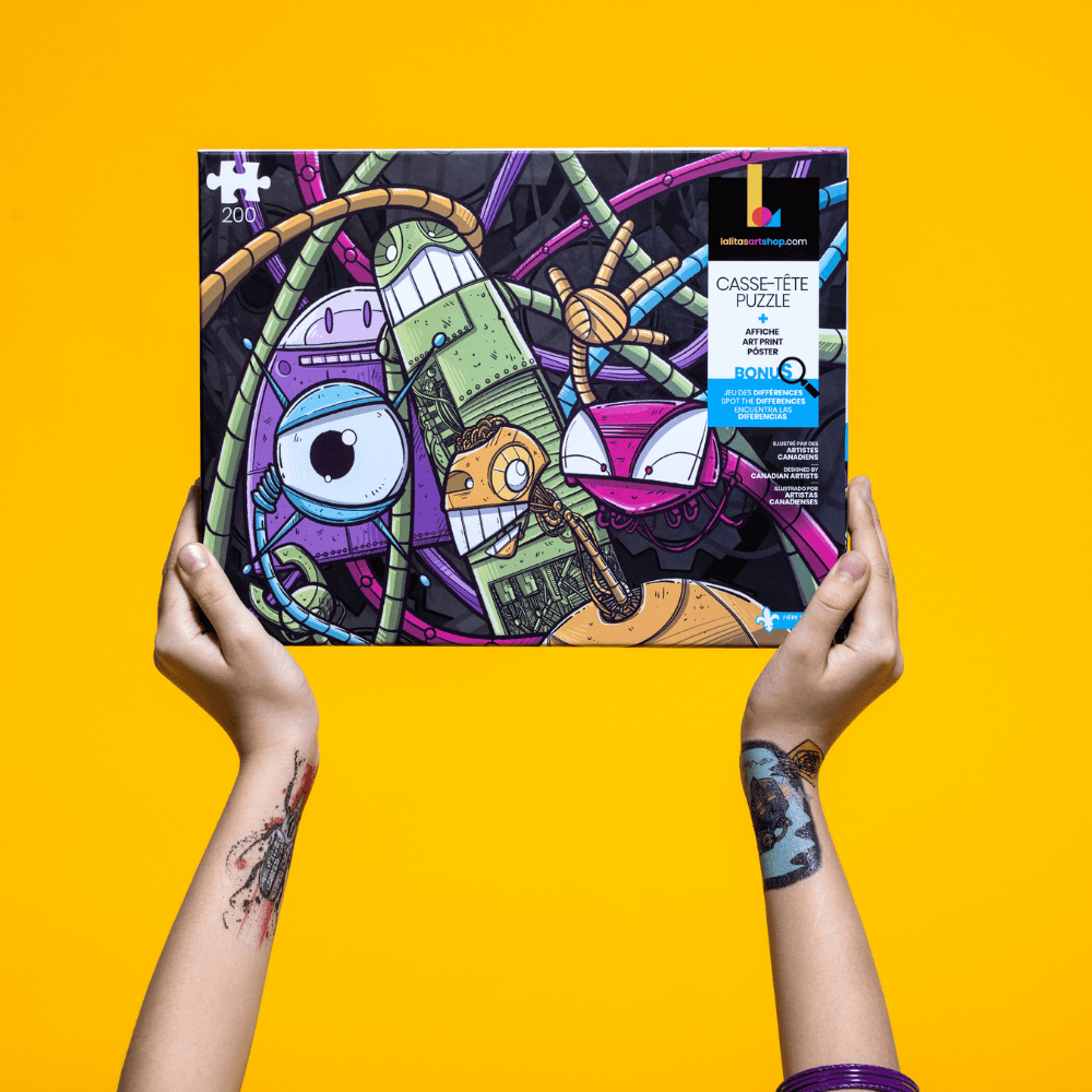 Lalita's Art Shop - Wholesale Puzzle - Kids - Puzzle Friendly Robots for boys and girls1