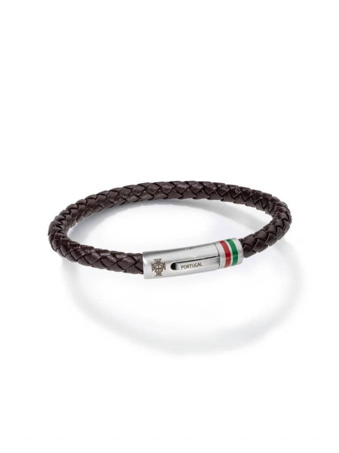 Portugisisk Fodboldforbund armbånd- 7mm Læder for engroshandel hos Anjewels
