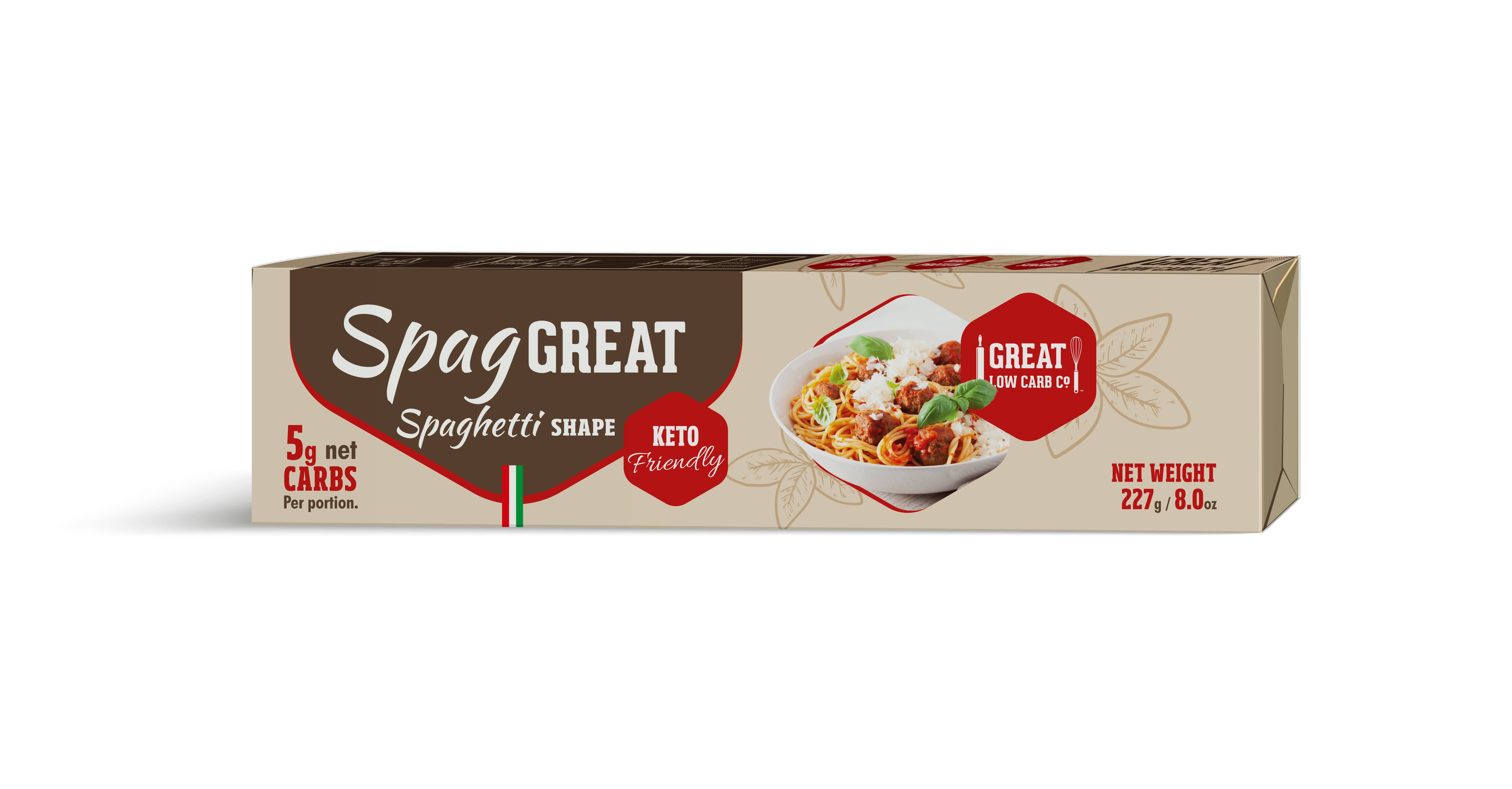 Great Low Carb Bread Company - Wholesale Pasta - Great Low Carb Spaghetti Pasta 8oz3
