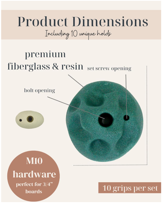 Jordens toner Everett & Avery Company Premium bergsklättringshållare (jordtoner) för wholesale på Faire5