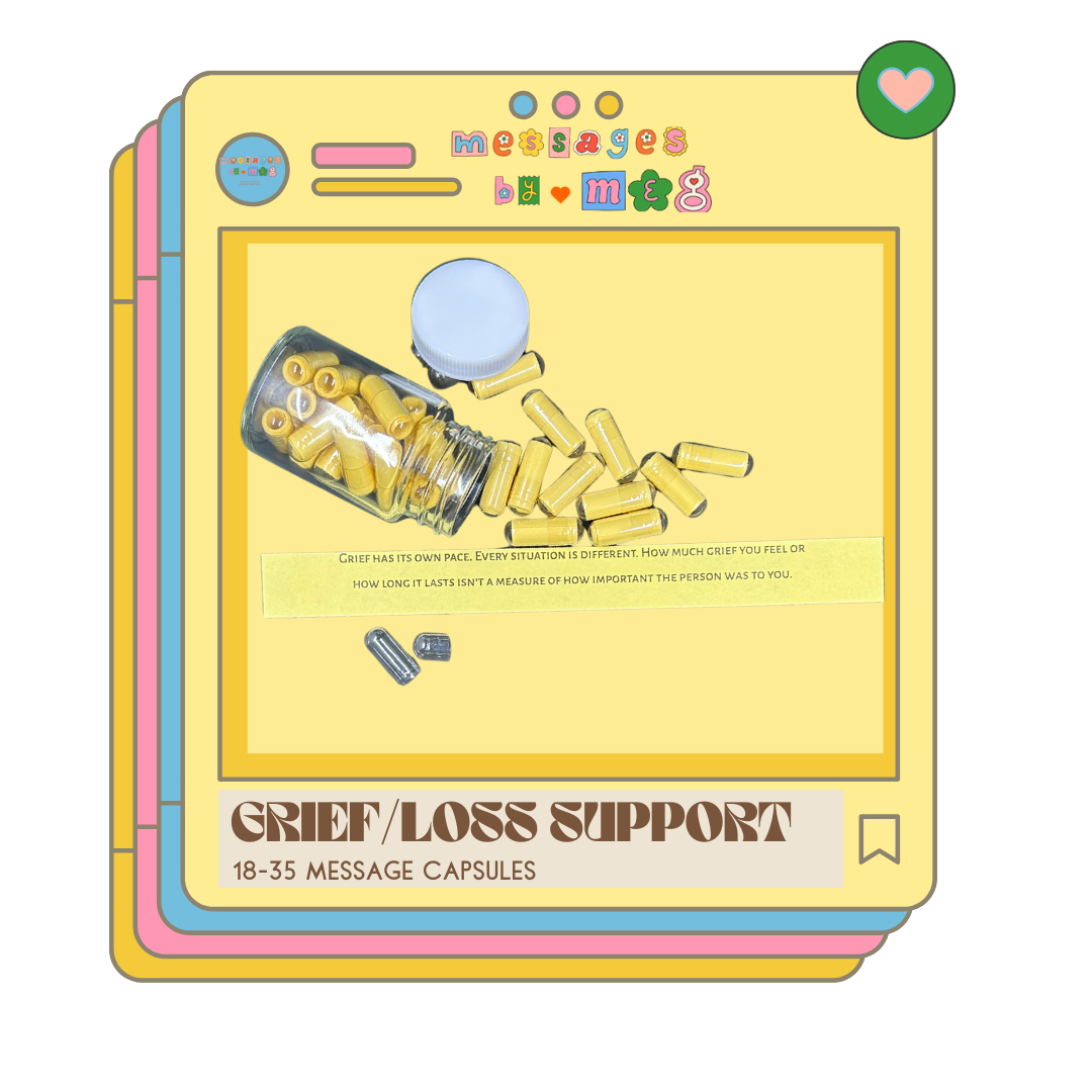 Messages By Meg - Wholesale Decorative Jar - Grief & Loss Support3