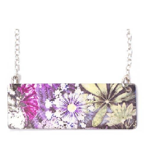 Gillian Arnold Jewellery – wholesale Pendant/charm necklace – Botanical Inspired Cascades of Colour Pendant Necklace0