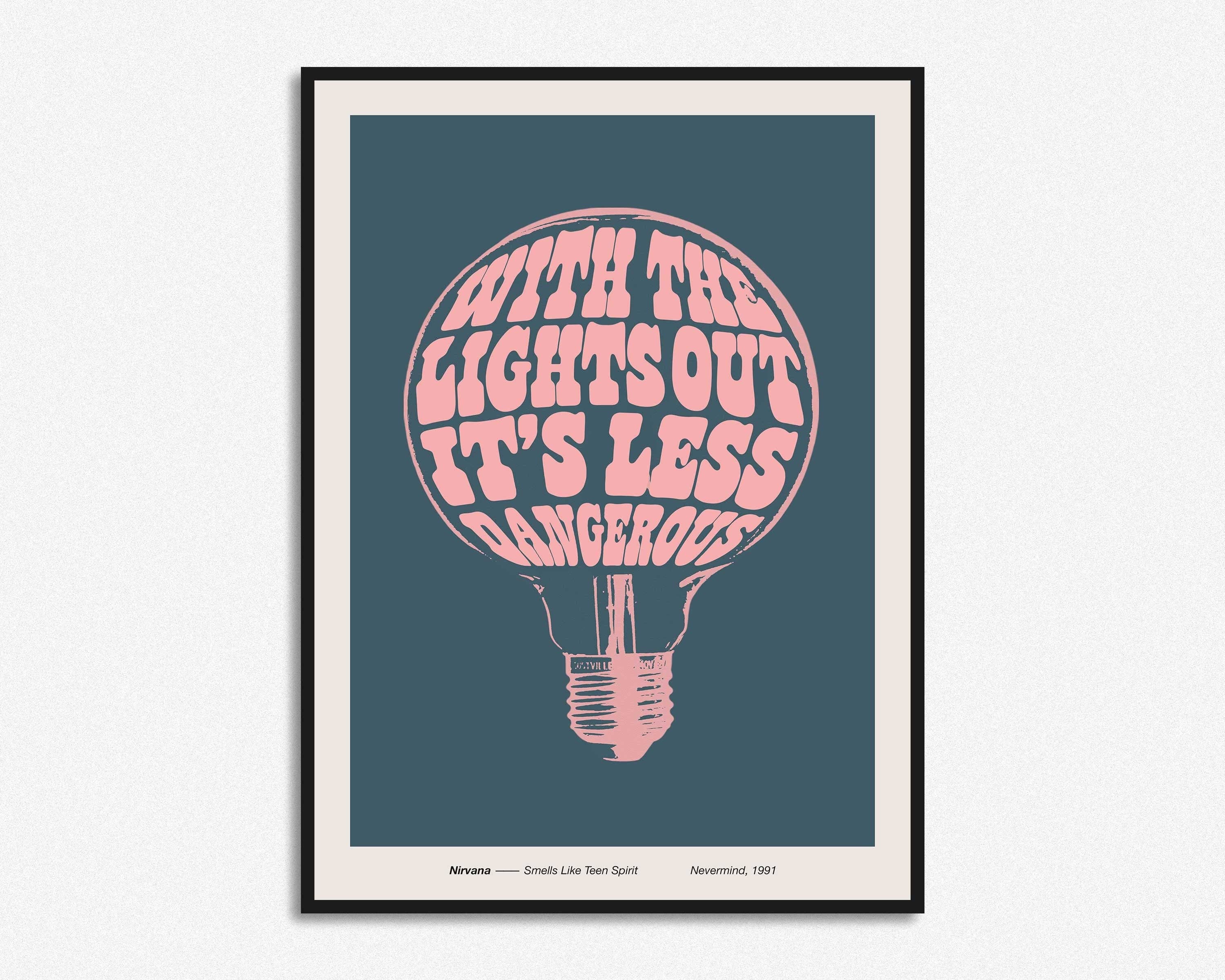 HollieGraphik - Wholesale Art Print - With The Lights Out It's Less Dangerous  Print9