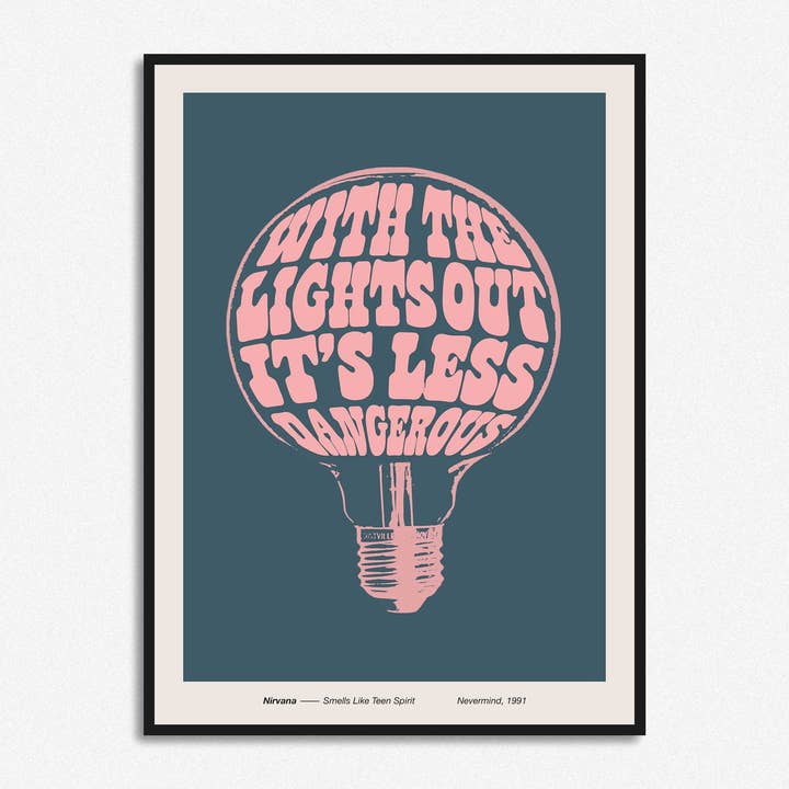 HollieGraphik - Wholesale Art Print - With The Lights Out It's Less Dangerous Print9