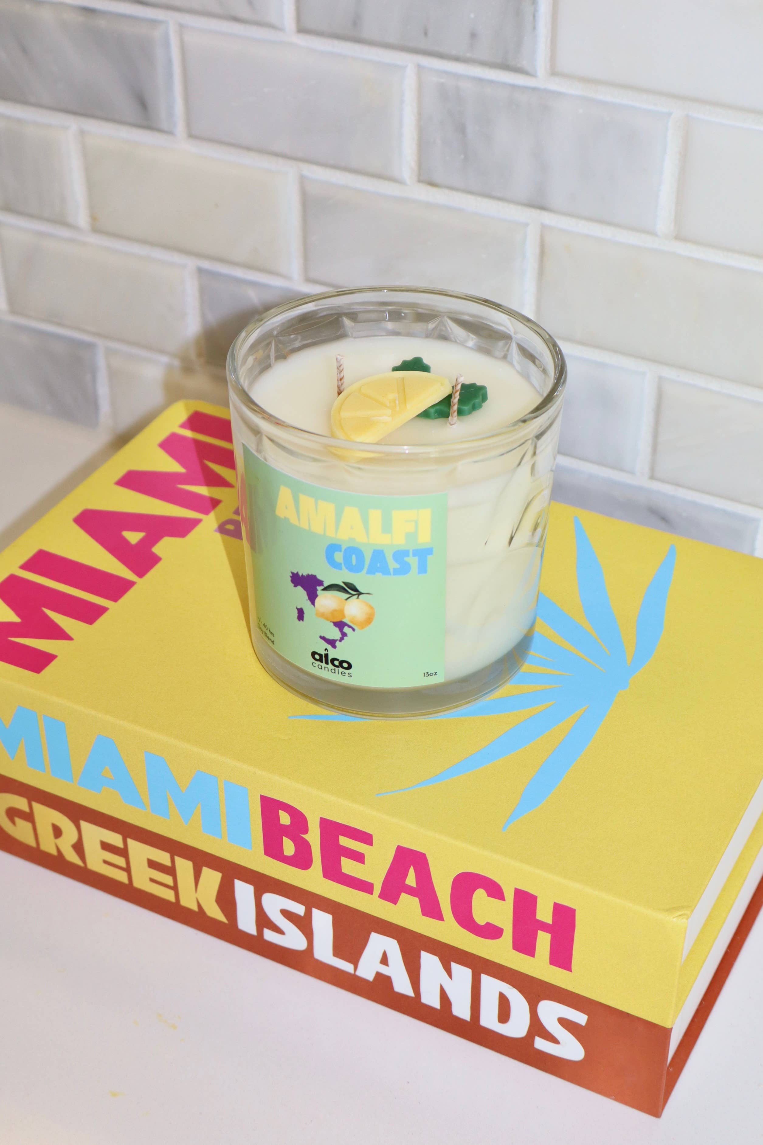 alCo Candles - Wholesale Jar/Filled Candle - Amalfi Coast - Jasmine, Lavender & Lemon Candle6