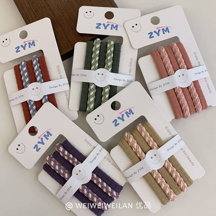 HT6320 Temperament Versatile High Elastic Combo Hair Tie for wholesale by XO Fashion
