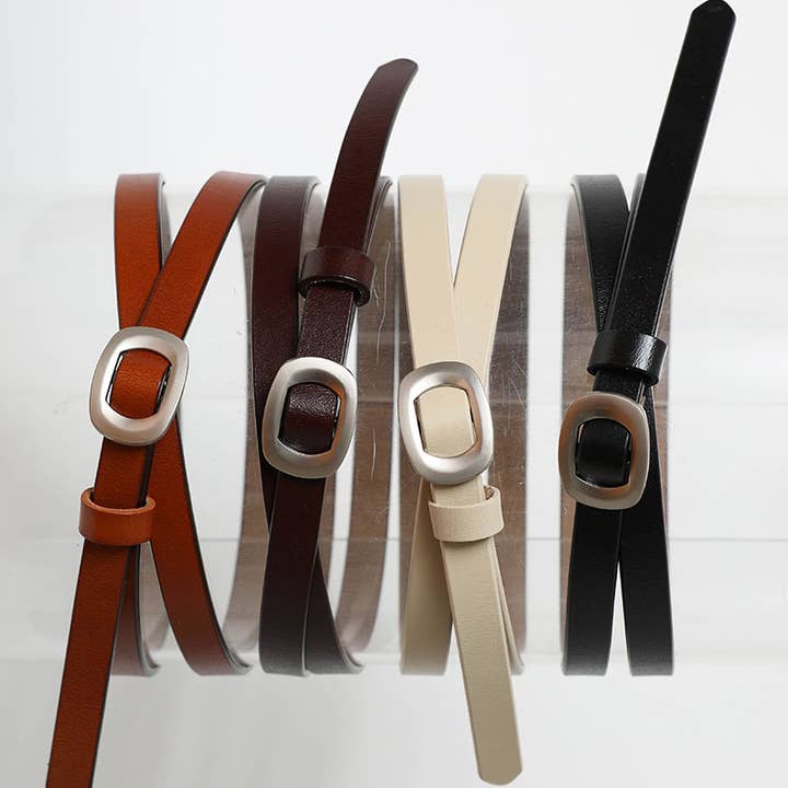 Leto Accessories - Wholesale Belt - Women's - Thin Contemporary Leather Waist BeltโModern & Chic3