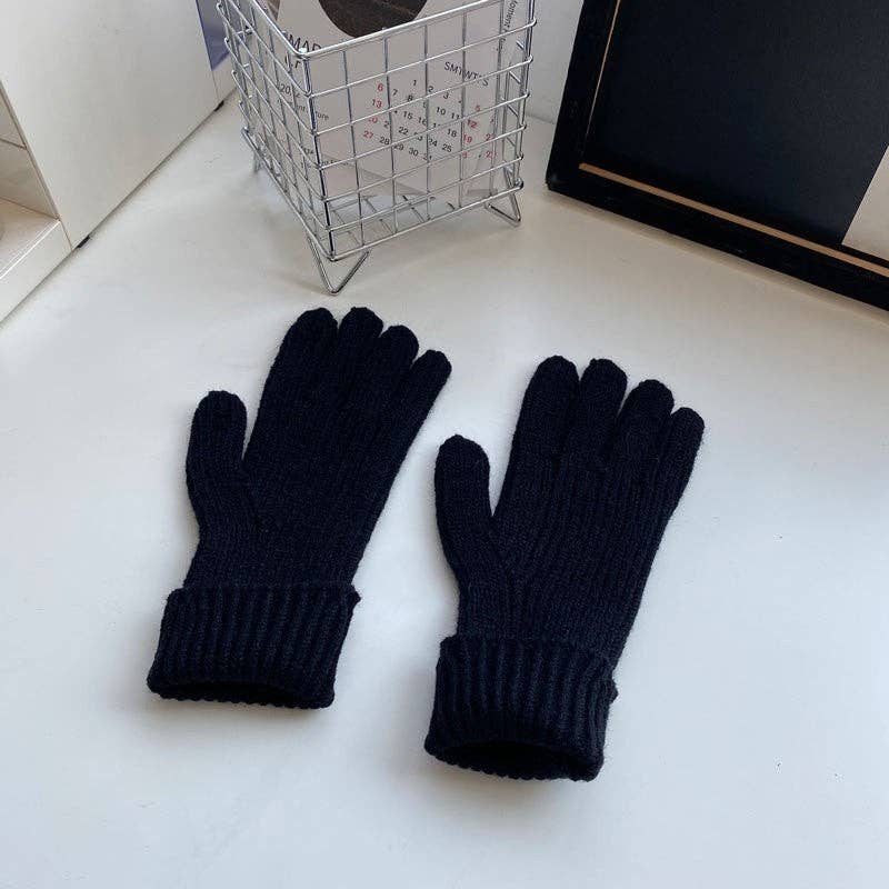 Plush Looks - Wholesale Gloves – Child - Kids Finger Touchscreen Knitted Gloves0