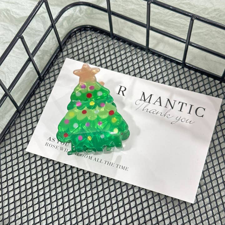 SoapElenGlen - Wholesale Hair clip – Women’s - Cute Festive Christmas - Themed Small Hair Claws1