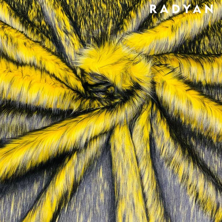 Husky Faux Fur Two-Tone Fabric for Costumes and Crafts for wholesale by Radyan Fabrics