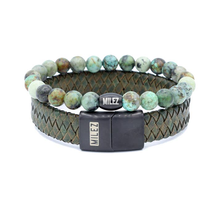 Set 'Forest Fusion' - zwarte sluiting voor wholesale door Milez