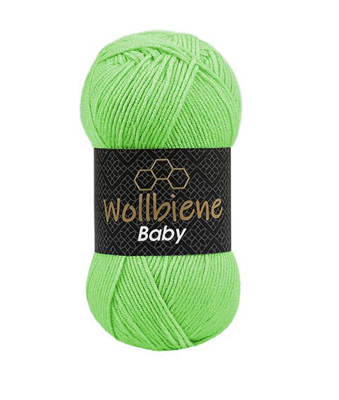 Wollbiene – Engroshandel Garn – Wollbiene babystrikkegarn 100 g, anti-fnuller til hækling og strik16