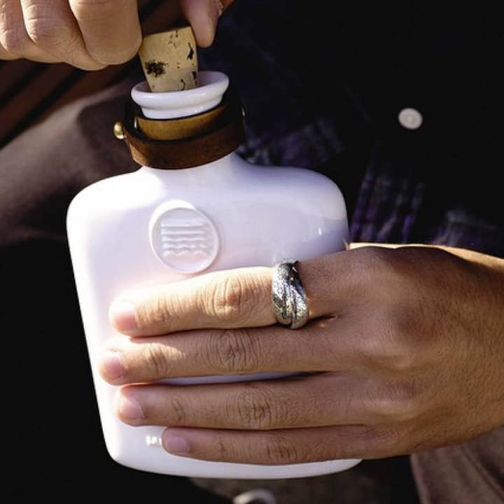 Misc Goods Co. - Wholesale Flask - Ivory Ceramic Flask | Unique | Premium2