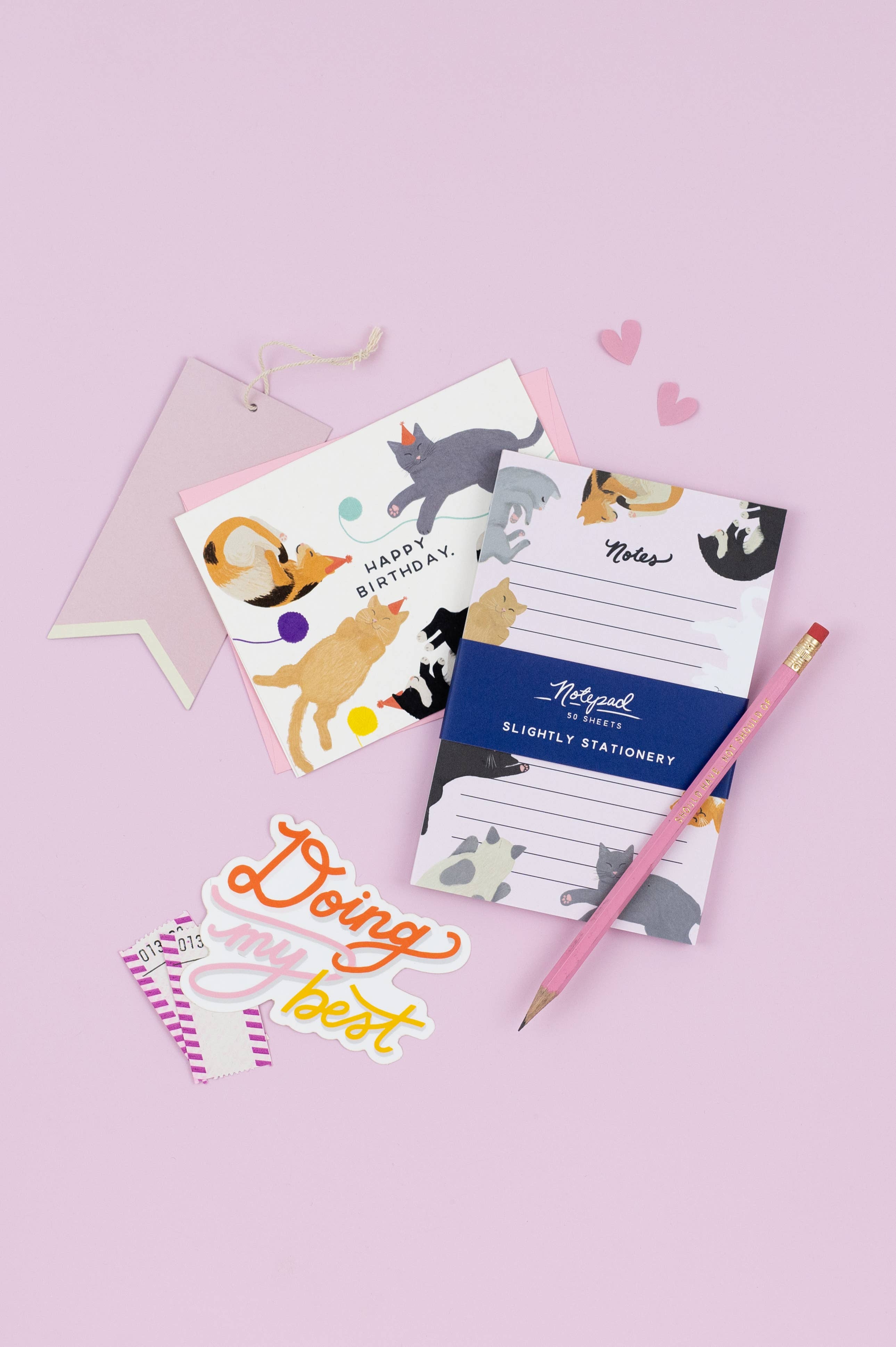 Slightly Stationery - Wholesale Notepad - Cat Notepad | Cute Cat Notepad | Notepad for Cat Lovers1