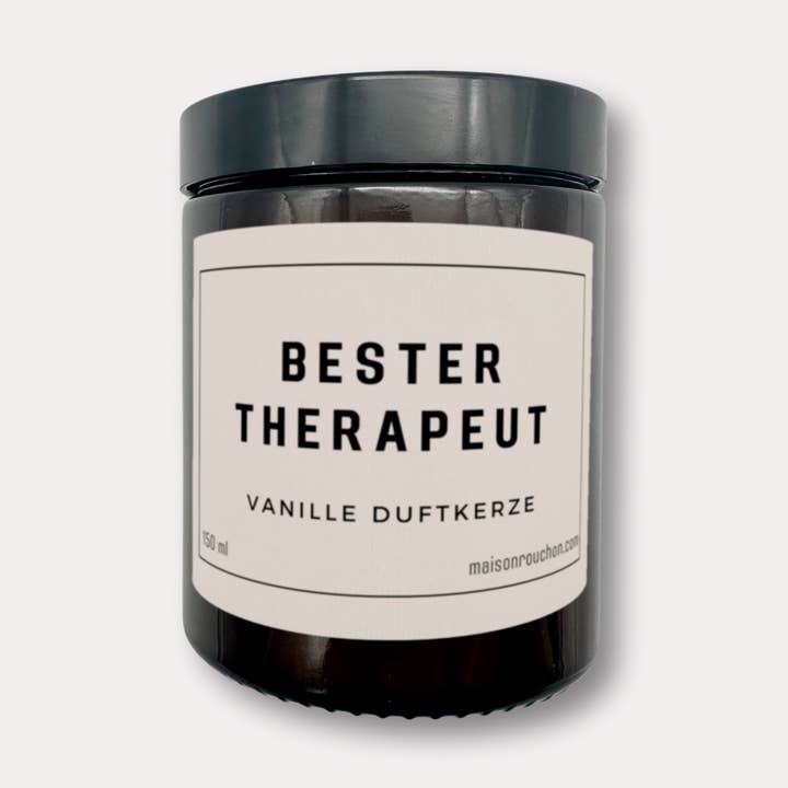 Doftljus 'Bästa terapeut' med vaniljdoft för wholesale av Maison Rouchon