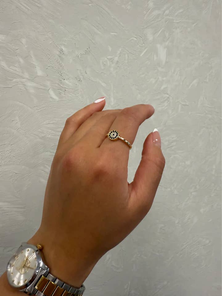 Anello Evil Eye per la vendita all'ingrosso da parte di Shop Cins Creations