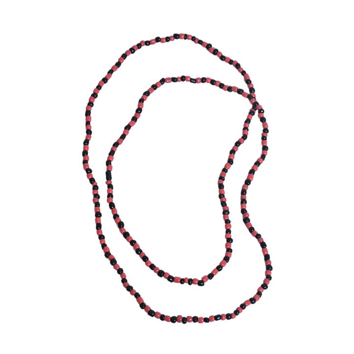 Collana Elegua rossa e nera per la vendita all'ingrosso da parte di Botanica Luz Del Dia Inc