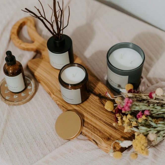 Vanilla and Spruce, LLC - Wholesale Jar/Filled Candle - 7 oz Candle - Wildflower2