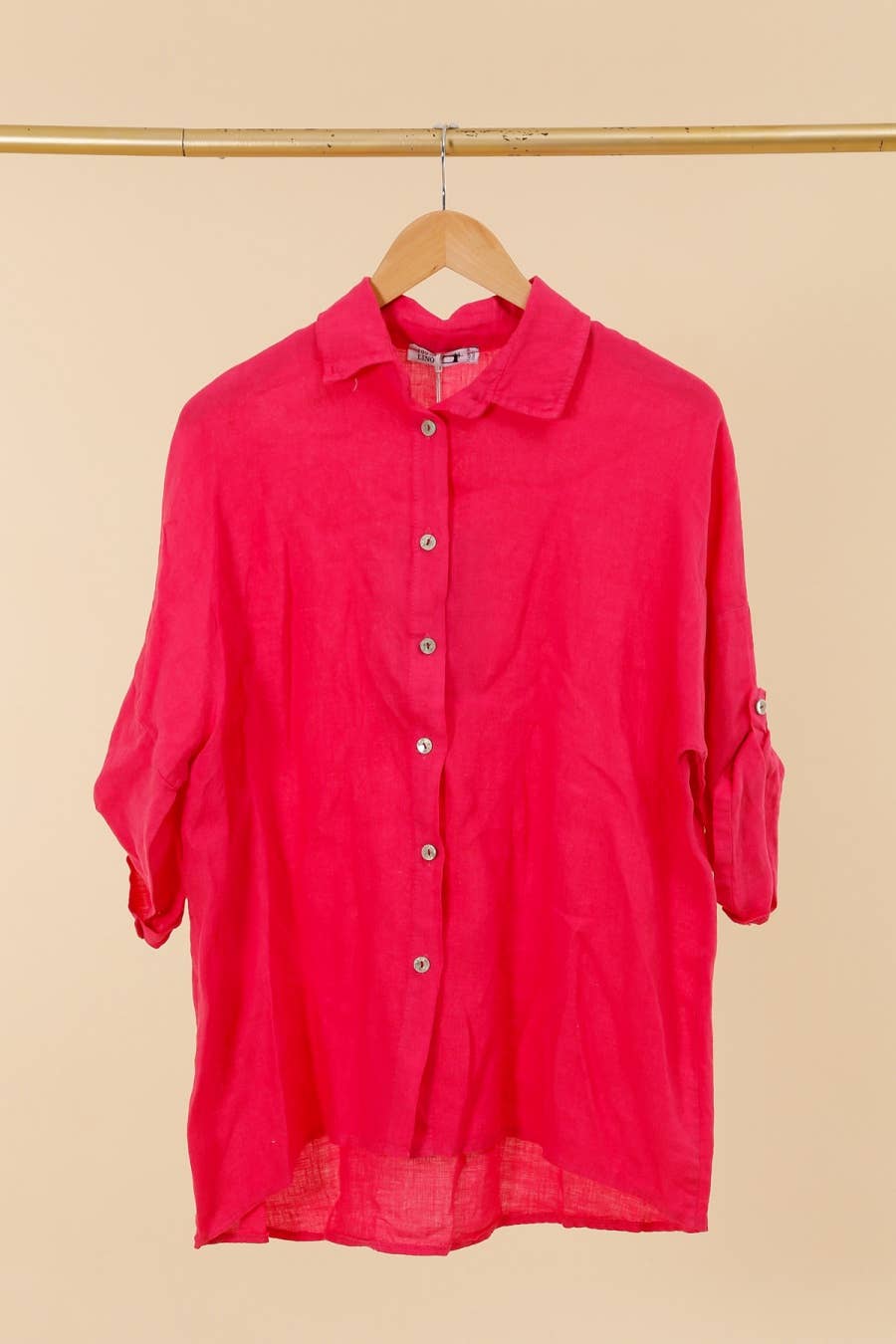 la maison des fibres naturelles - Wholesale Button Down Shirt - Women's - 620090u 100% linen shirt made in Italy16