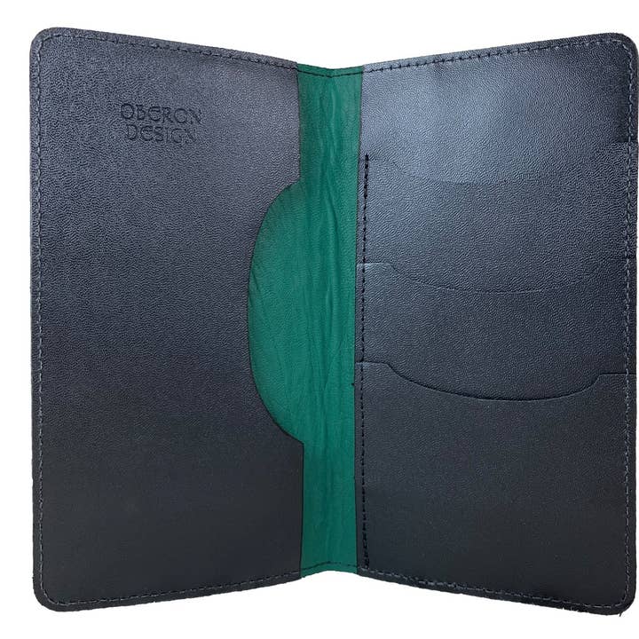 Oberon Design - Wholesale Phone Wallet - Unisex - Large Leather Smartphone Wallet - Paisley