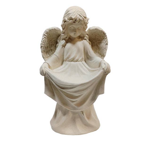 75cm Garden Angel Holding Bird Feeder for wholesale by Cubby House by Malmar