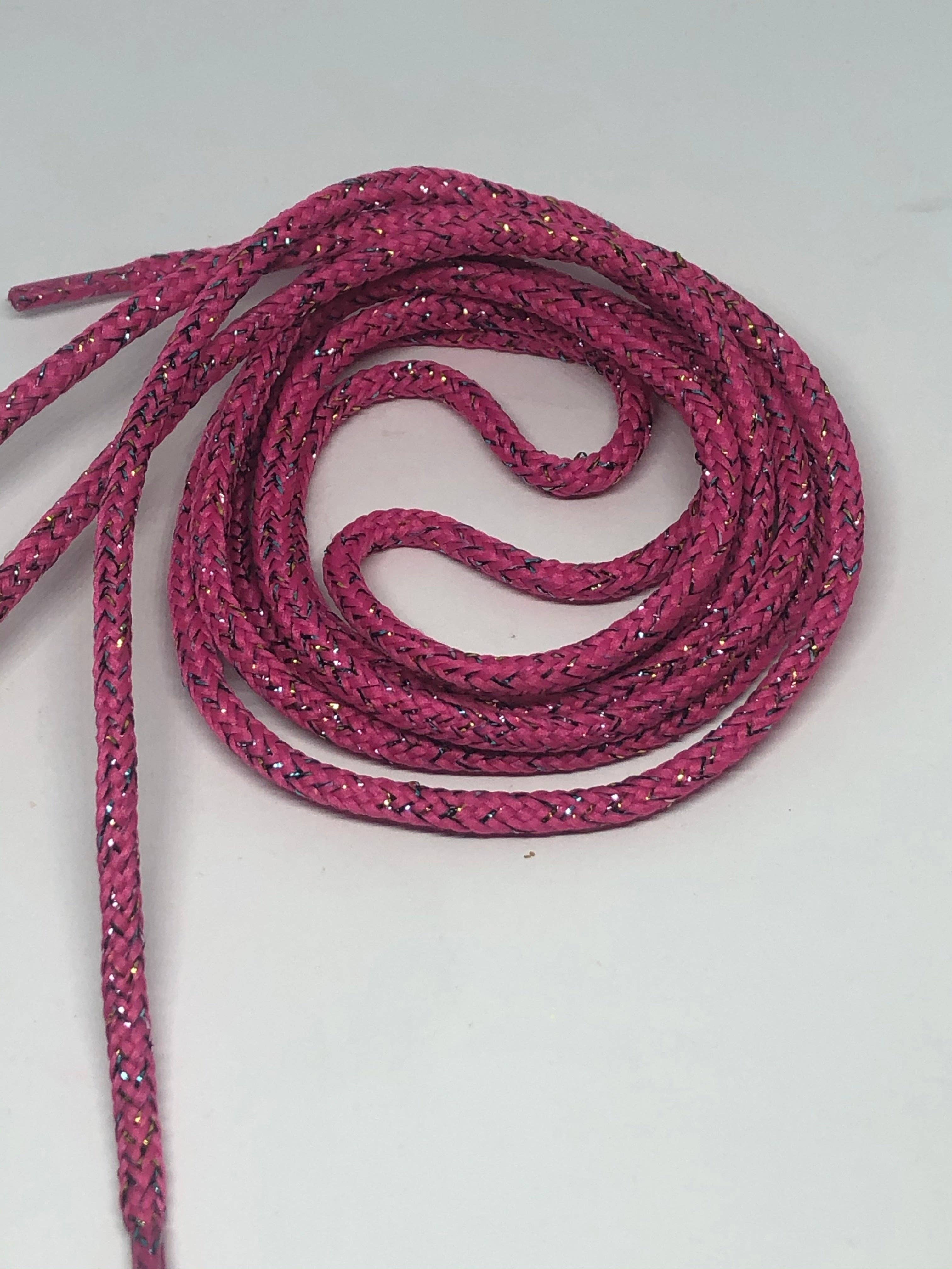 The Shoelace Factory - Wholesale Shoelaces - Unisex - Round Shoelaces - Pink Sparkle0